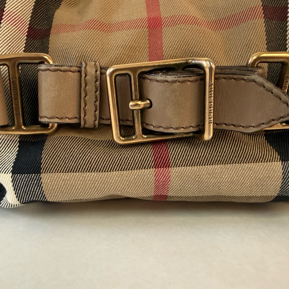 AUTHENTIC Burberry House Check Parsons Hobo Bag - Picture 3 of 13